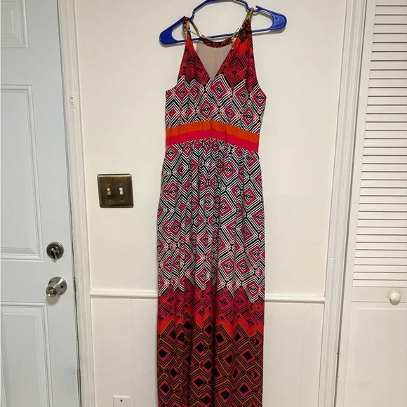 Eliza J Colorful Patterned Dress - Picture 4 of 5